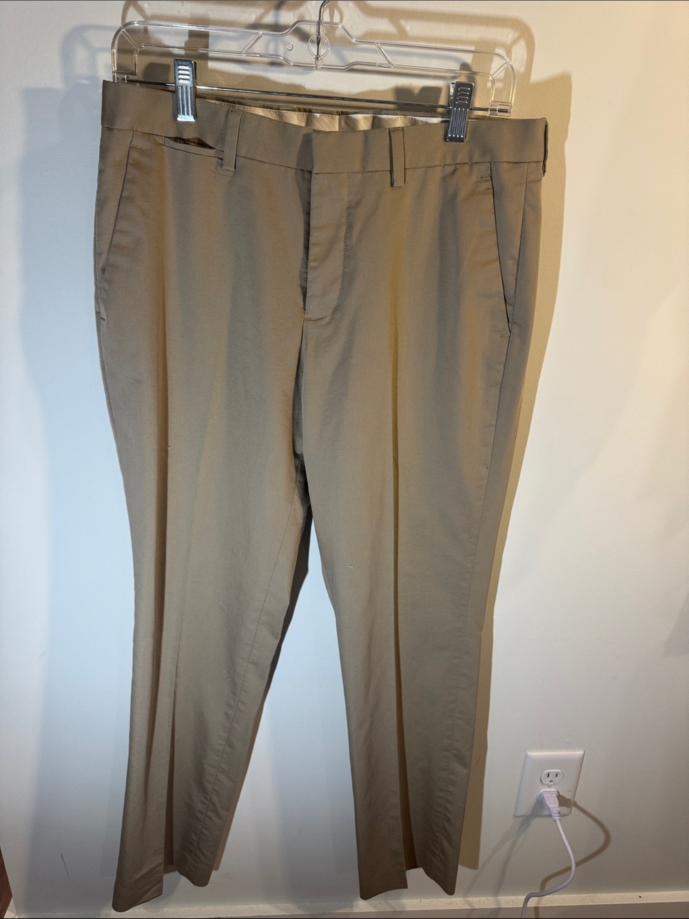 Express Men's Khaki Chinos - Tan